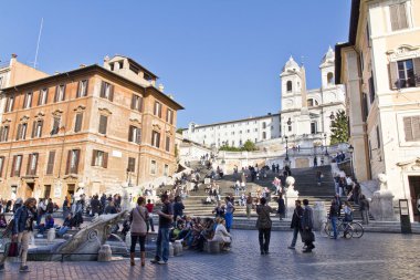 İspanyol Merdivenleri sabah