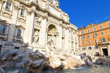 Roma 'daki Trevi Çeşmesi 