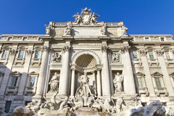 Fontana de Trevi en Roma — Foto de Stock