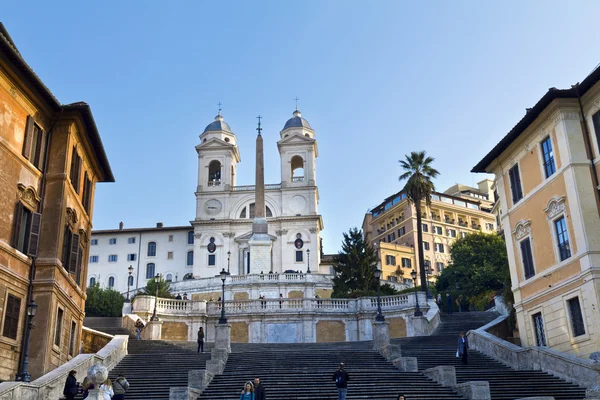 Spanish Steps at morning — Stock Photo, Image