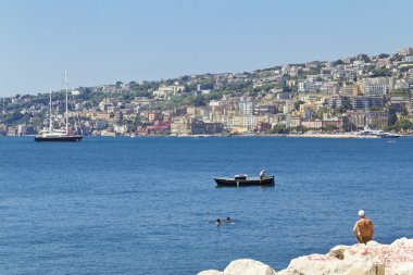 Naples, Posillipo görünümünü Panoraması,