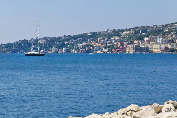 Panorama de Naples, vue sur Posillipo , — Photo