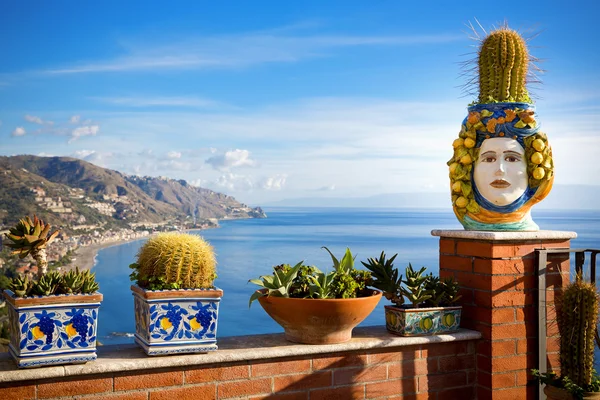 Costa Taormina, Sicilia, Italia — Foto de Stock