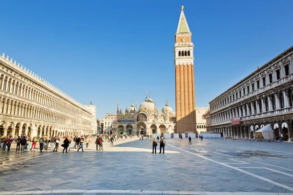 Piazza San Marco a Venezia — Foto Stock