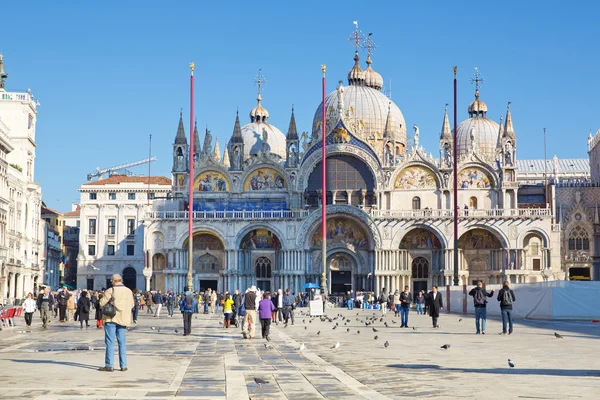 San Marco Platz in Venedig, Italien — Stockfoto