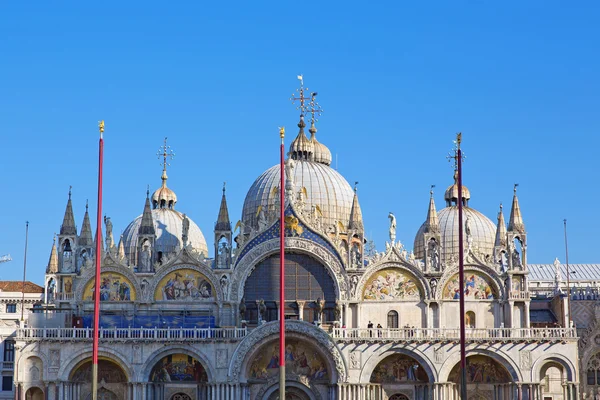 La Basilica Patriarcale di San Marco in Piazza S — Foto Stock