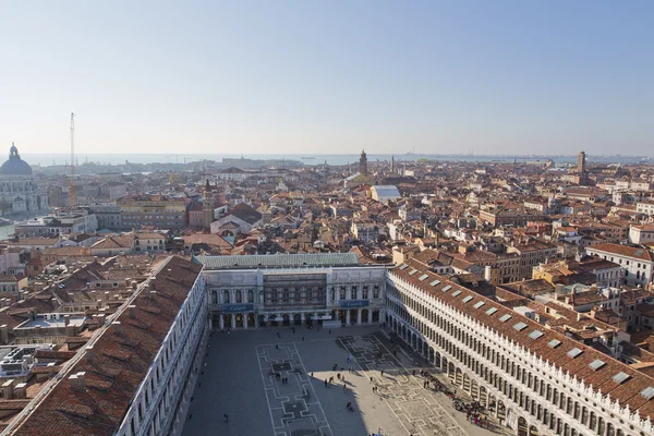 Een mening van Venetië de campanile van San Marco — Stockfoto