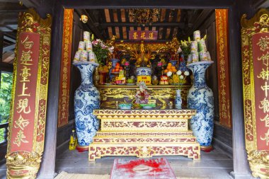 Tek Sütun Pagoda Sunağı, Chua Mot Cot, Hanoi, Vietnam