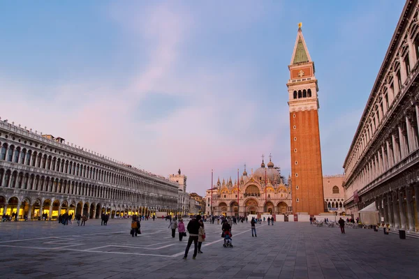 Piazza San Marco a Venezia — Foto Stock