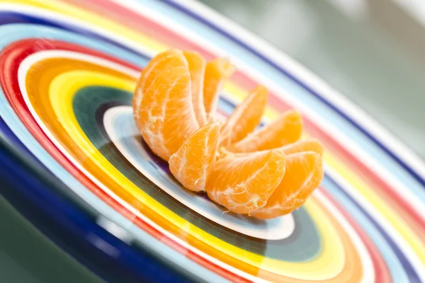 Clementine turuncu izole — Stok fotoğraf