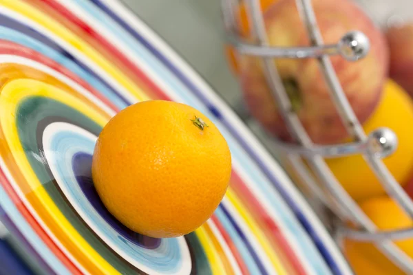 Clementine turuncu izole — Stok fotoğraf