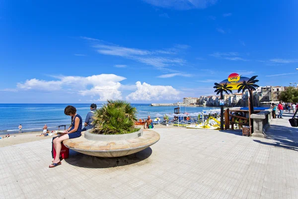 Cefalu, na Sicílii — Stock fotografie