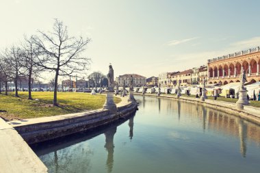 Prato della Valle Padua, Veneto, İtalya.