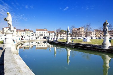 Prato della Valle Padua, Veneto, İtalya.