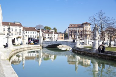Prato della Valle Padua, Veneto, İtalya.