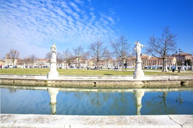 Prato della Valle Padua, Veneto, İtalya.