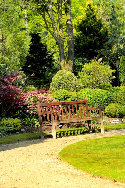 Beau jardin de printemps en Écosse — Photo