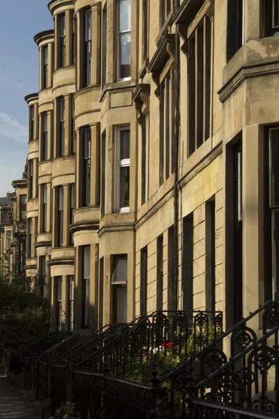 Tenement building in the streets of Glasgow — Stock Photo, Image