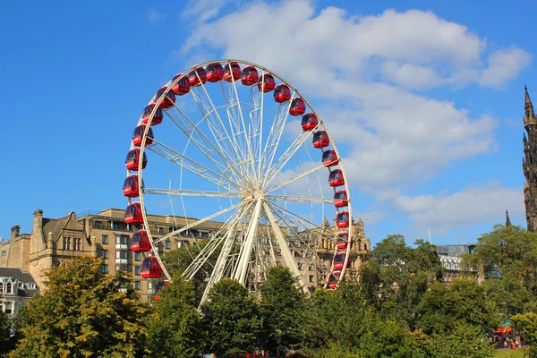Big wheel in Edinburgh, Scotland — Stock Photo, Image