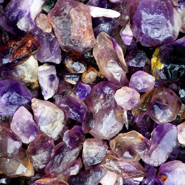 Lot Set Colored Gems Stones — Stock Photo, Image