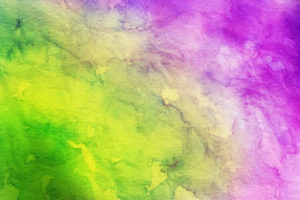 Watercolor Texture Background Colorful Splash — Stock Photo, Image