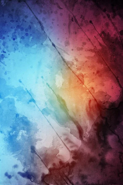 Bir Suluboya Desen Arkaplan Renkli Sıçrama — Stok fotoğraf