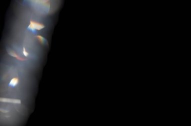 bir Bokeh ışıltısı yansımaları yansıtır