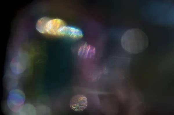 bir Bokeh ışıltısı yansımaları yansıtır