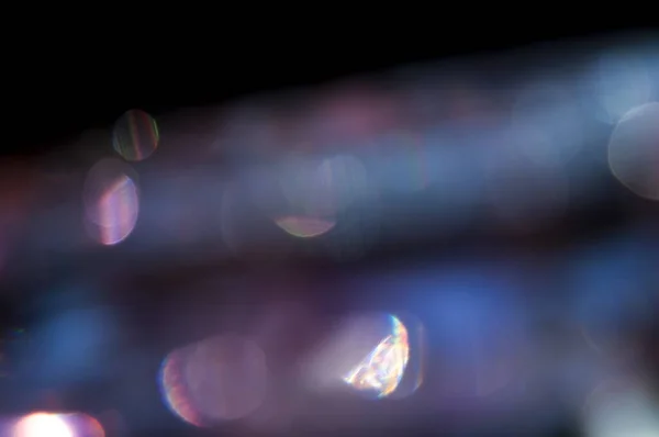 bir Bokeh ışıltısı yansımaları yansıtır