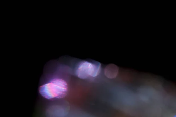 bir Bokeh ışıltısı yansımaları yansıtır