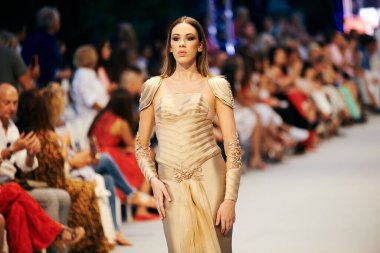 marbella fashion show celebrities on fire