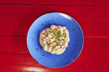 A italian traditional food color pasta