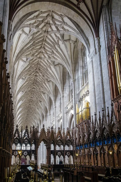 WINCHESTER, HAMPSHIRE / UK - 6 DE MARZO: Vista interior de Winchester — Foto de Stock