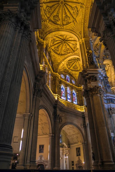 Malaga, Andalucia/Španělsko-25. května: vnitřní pohled na katedru — Stock fotografie