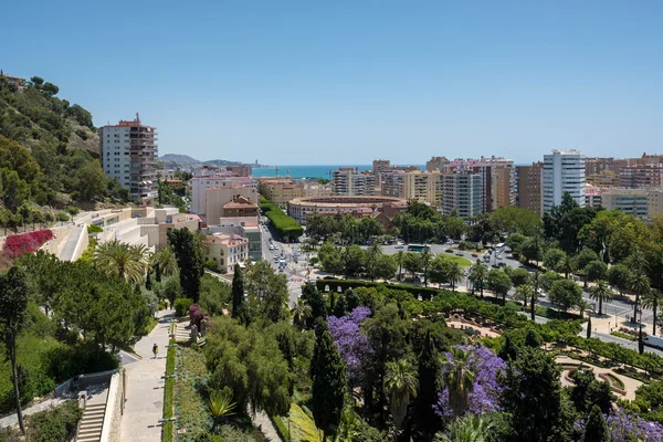 Malaga, Andalucia i Hiszpanii - 25 maja: Widok z twierdzy Alcazaba — Zdjęcie stockowe