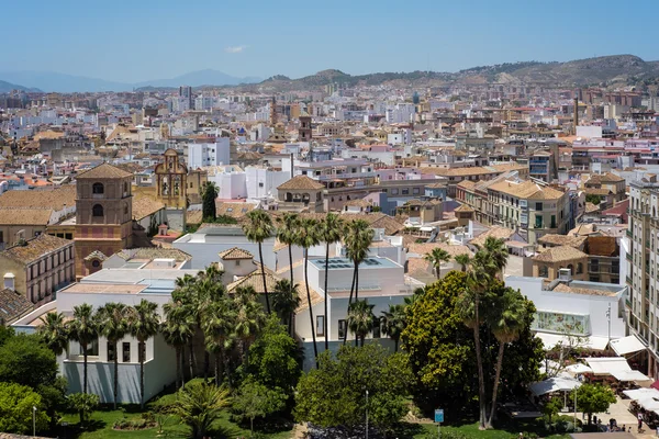 MALAGA, ANDALUCIA / SPAIN - MAY 25: View from the Alcazaba Fort a — стоковое фото