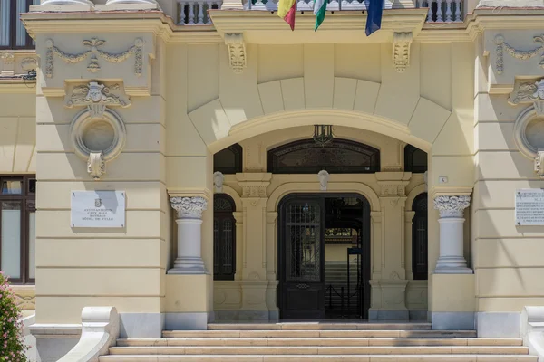 Málaga, Andalusien/Spanien - 25 maj: Utsikt över stadshuset i Mala — Stockfoto