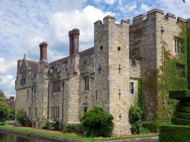 Hever, Kent/Uk - Haziran 28: Hever Kalesi Hever kent görünümünü