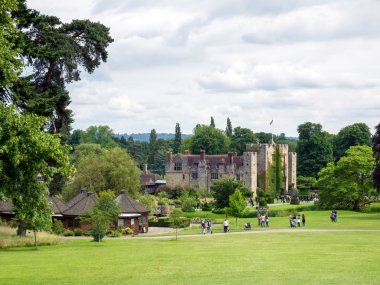 Hever, Kent/Uk - 28 Haziran : Hever Kalesi ve Bahçe manzarası