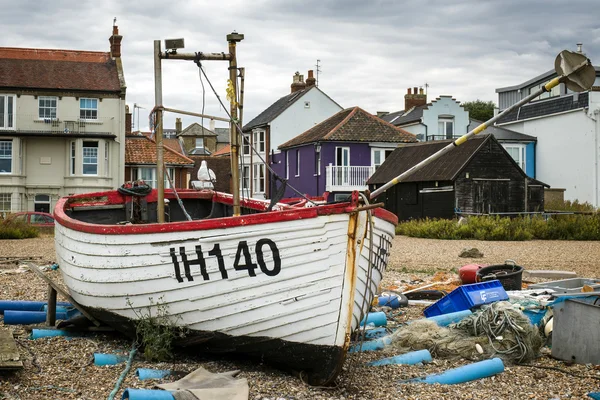 Aldeburgh, Suffolk/Uk - 31 Temmuz : Geleneksel Balıkçı Teknesi — Stok fotoğraf