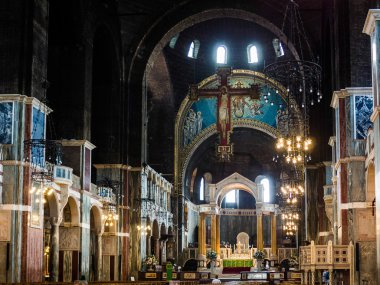 Londra/İngiltere - 15 Ağustos : Westminster Katedrali i iç görünümü