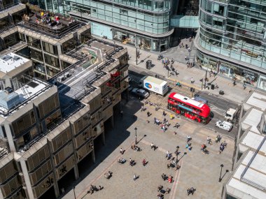 Londra/İngiltere - 15 Ağustos: Londo'daki Westminster Katedrali'nden manzara