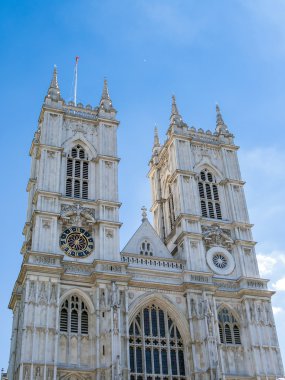 Londra/İngiltere'de - 15 Ağustos: Westminster Abbe dış görünümü