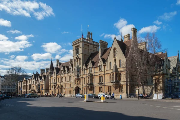 Oxford Oxfordshire Março Vista Balliol College Oxford Março 2005 Pessoas — Fotografia de Stock