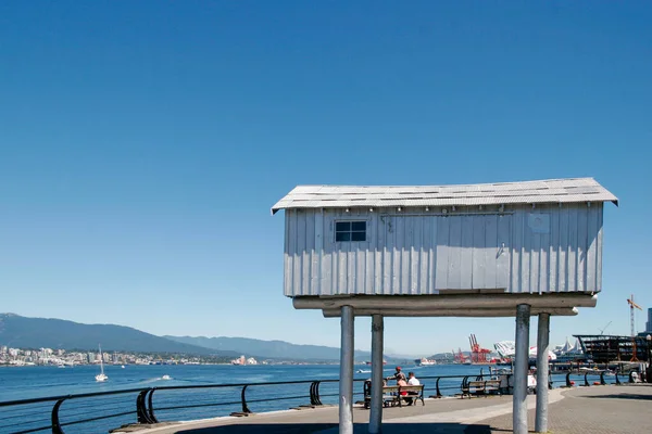 Vancouver Canada Aug 2007 Canadian Sculptor Liz Magor Aluminum Art — Stock Photo, Image