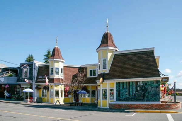 Chemainus Vancouver Island Canada Agosto Lojas Chemainus Vancouver Island Agosto — Fotografia de Stock