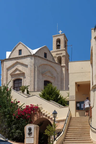 Pissouri Chipre Grecia Julio Vista Iglesia Del Apóstol Andrés Pisa — Foto de Stock