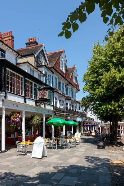 Tunbridge Wells Kent Června 2009 Pohled Nákupní Centrum Pantiles Royal — Stock fotografie