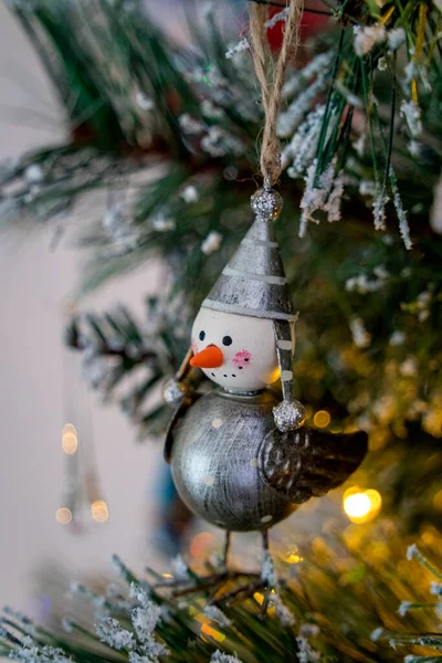 East Grinstead West Sussex December Christmas Tree Decoration East Grinstead — Stock Photo, Image