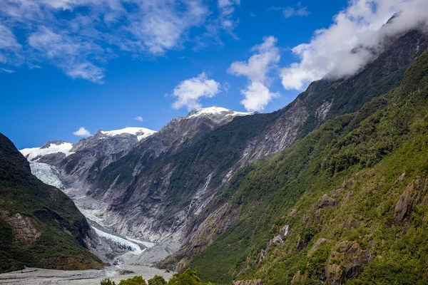 Veduta Panoramica Del Ghiacciaio Franz Joseph Nuova Zelanda — Foto Stock